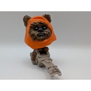 2008 McDonald's #3 Happy Meal Star Wars Wicket the Ewok on a bike bobble head